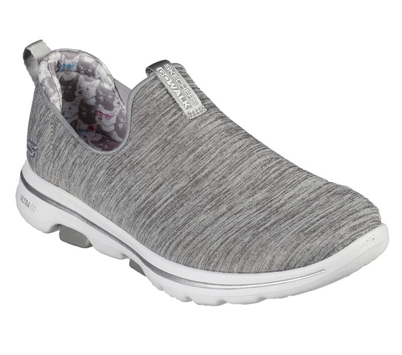 Skechers Dam Grå Slip On - Gowalk 5 - Best Friend - Sverige (BGYVR-8741)